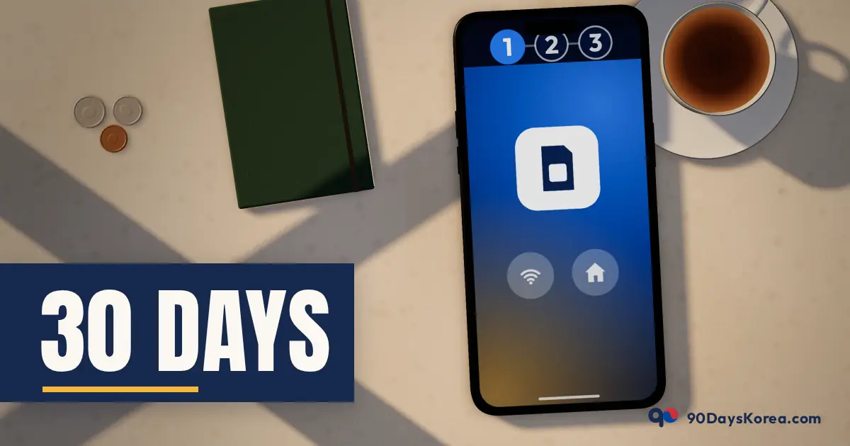 30 Days — 90DaysKorea guide