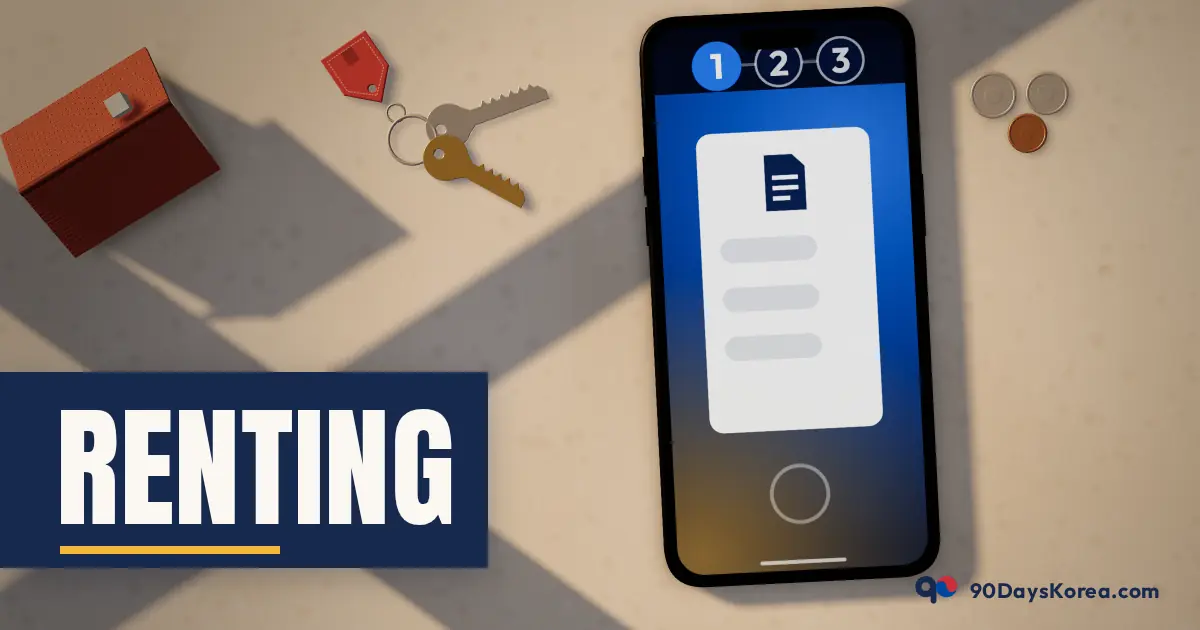 Renting — 90DaysKorea guide