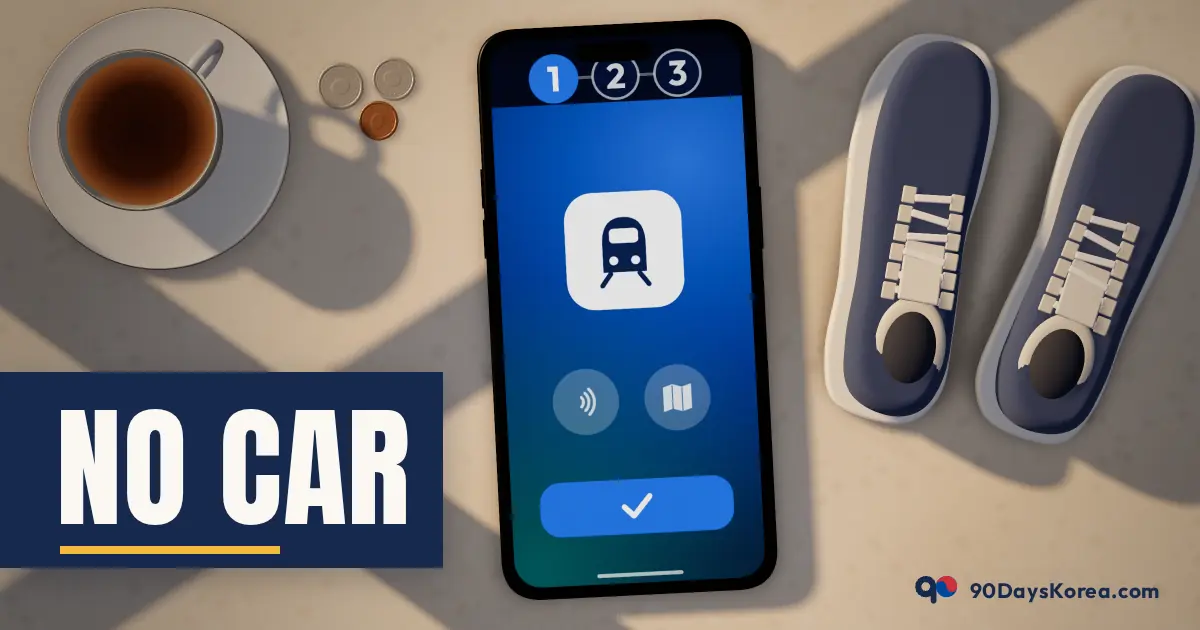 No Car — 90DaysKorea guide